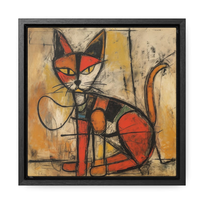 Cat 90, Gallery Canvas Wraps, Square Frame