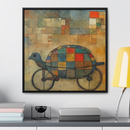 Turtle 9, Gallery Canvas Wraps, Square Frame