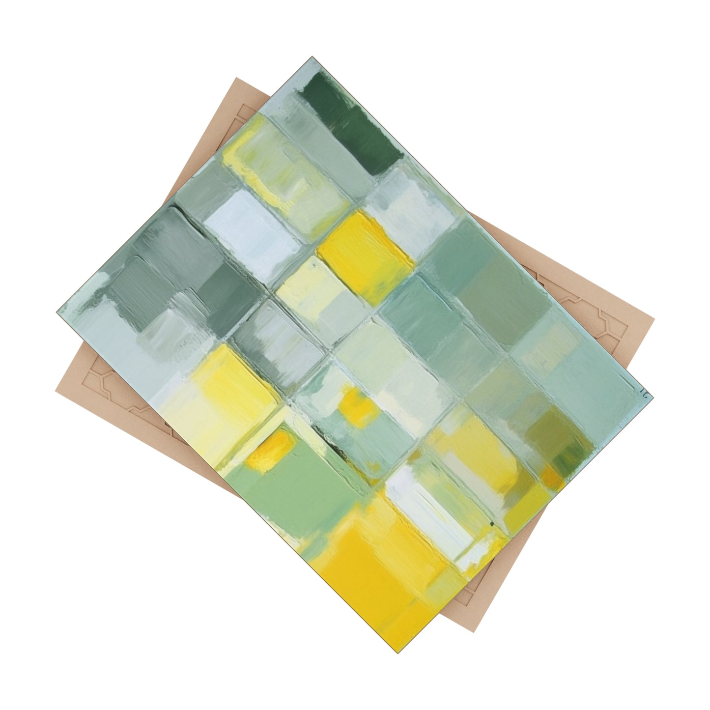 Yellow 4 , Ceramic Photo Tile