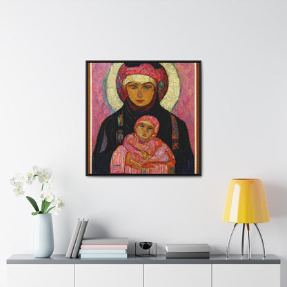 Mary and the Child 14, Valentinii, Gallery Canvas Wraps, Square Frame