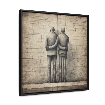 The Courage of Vulnerability 10, Valentinii, Gallery Canvas Wraps, Square Frame