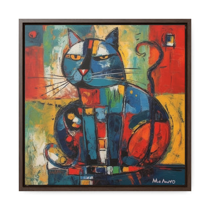 Cat 78, Gallery Canvas Wraps, Square Frame