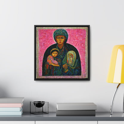 Mary and the Child 28, Valentinii, Gallery Canvas Wraps, Square Frame