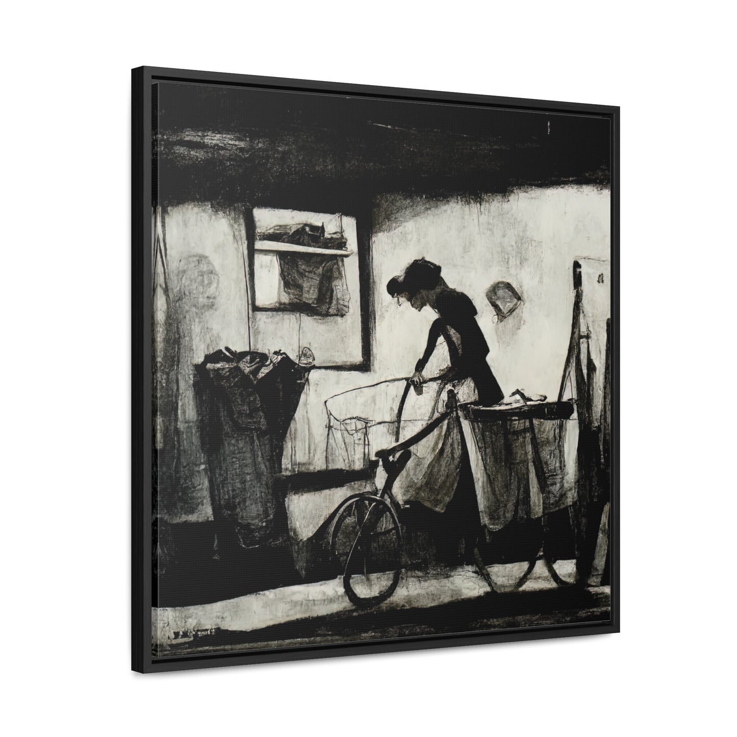 Domestic Memories 28, Valentinii, Gallery Canvas Wraps, Square Frame