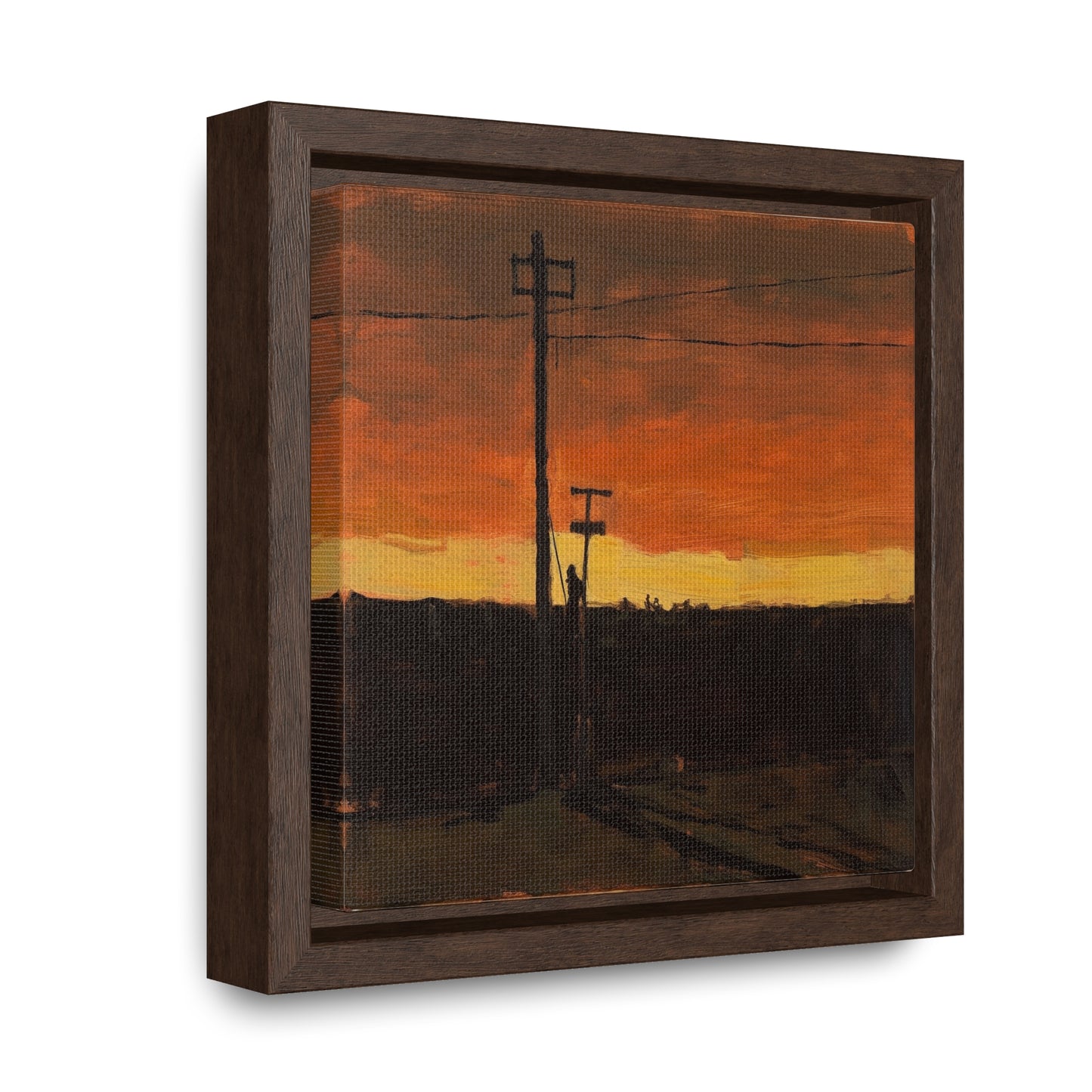Land of the Sun 65, Valentinii, Gallery Canvas Wraps, Square Frame