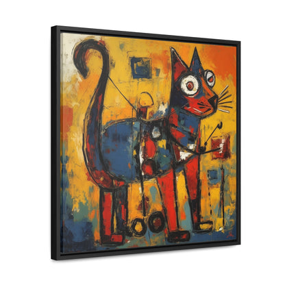 Cat 95, Gallery Canvas Wraps, Square Frame