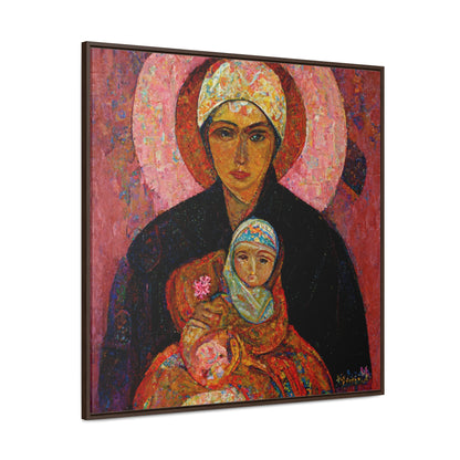 Mary and the Child 7, Valentinii, Gallery Canvas Wraps, Square Frame