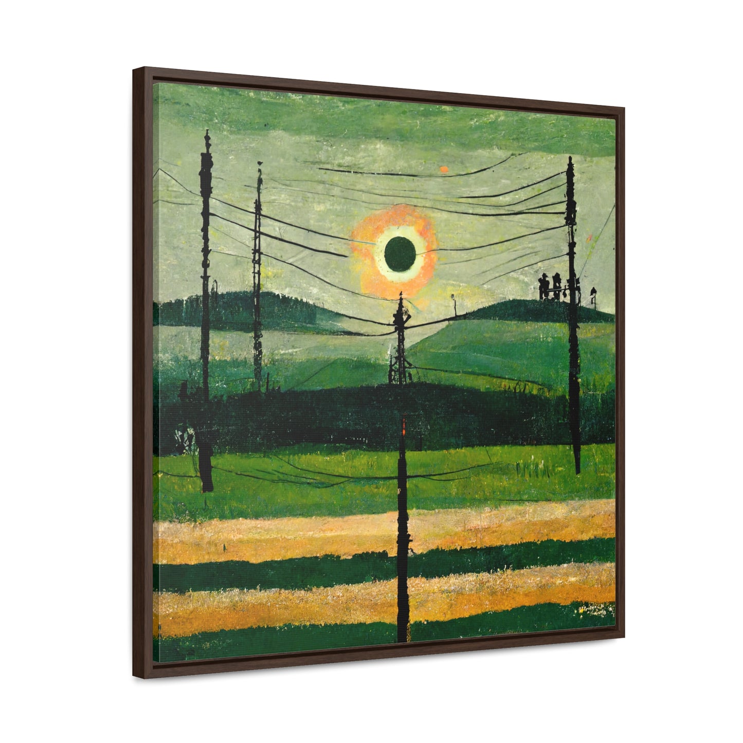 Land of the Sun 32, Valentinii, Gallery Canvas Wraps, Square Frame