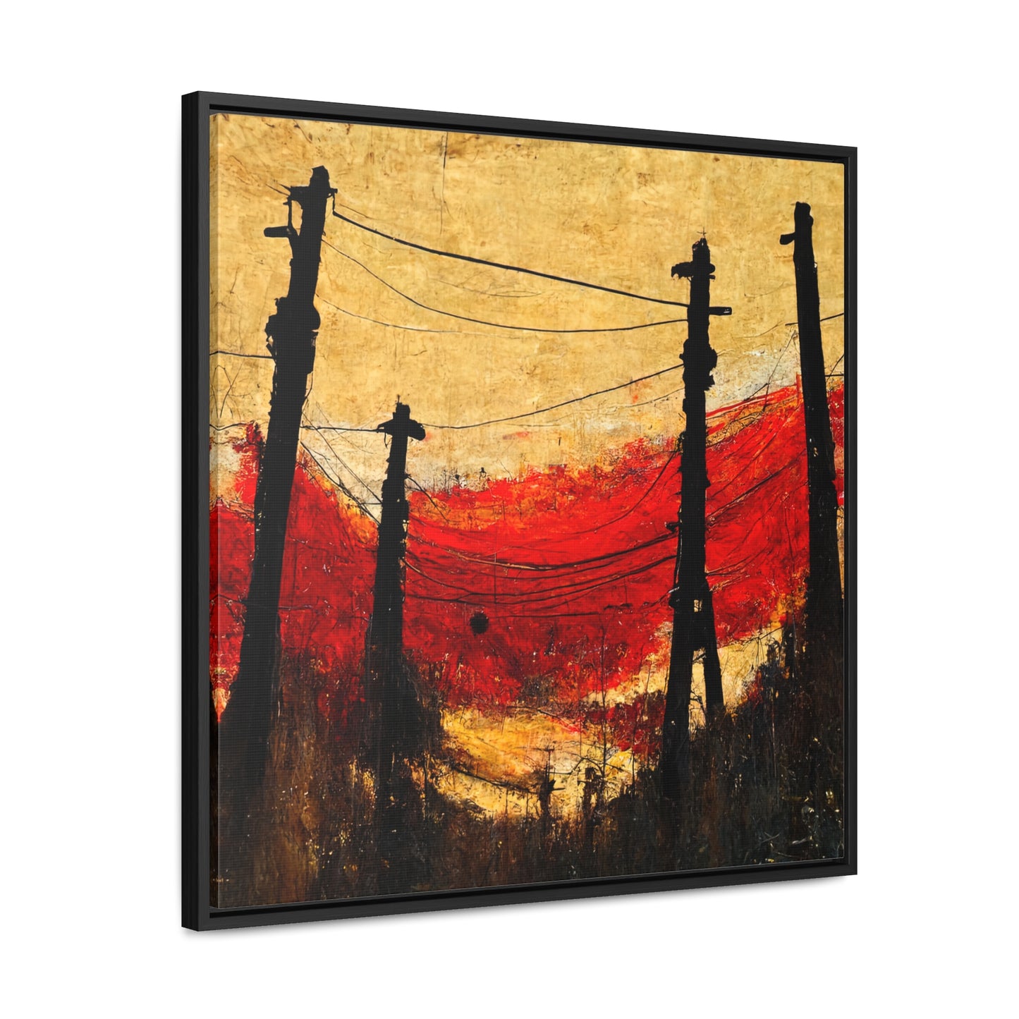 Land of the Sun 22, Valentinii, Gallery Canvas Wraps, Square Frame