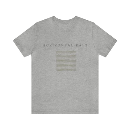 Horizontal Rain, Unisex Jersey Short Sleeve Tee