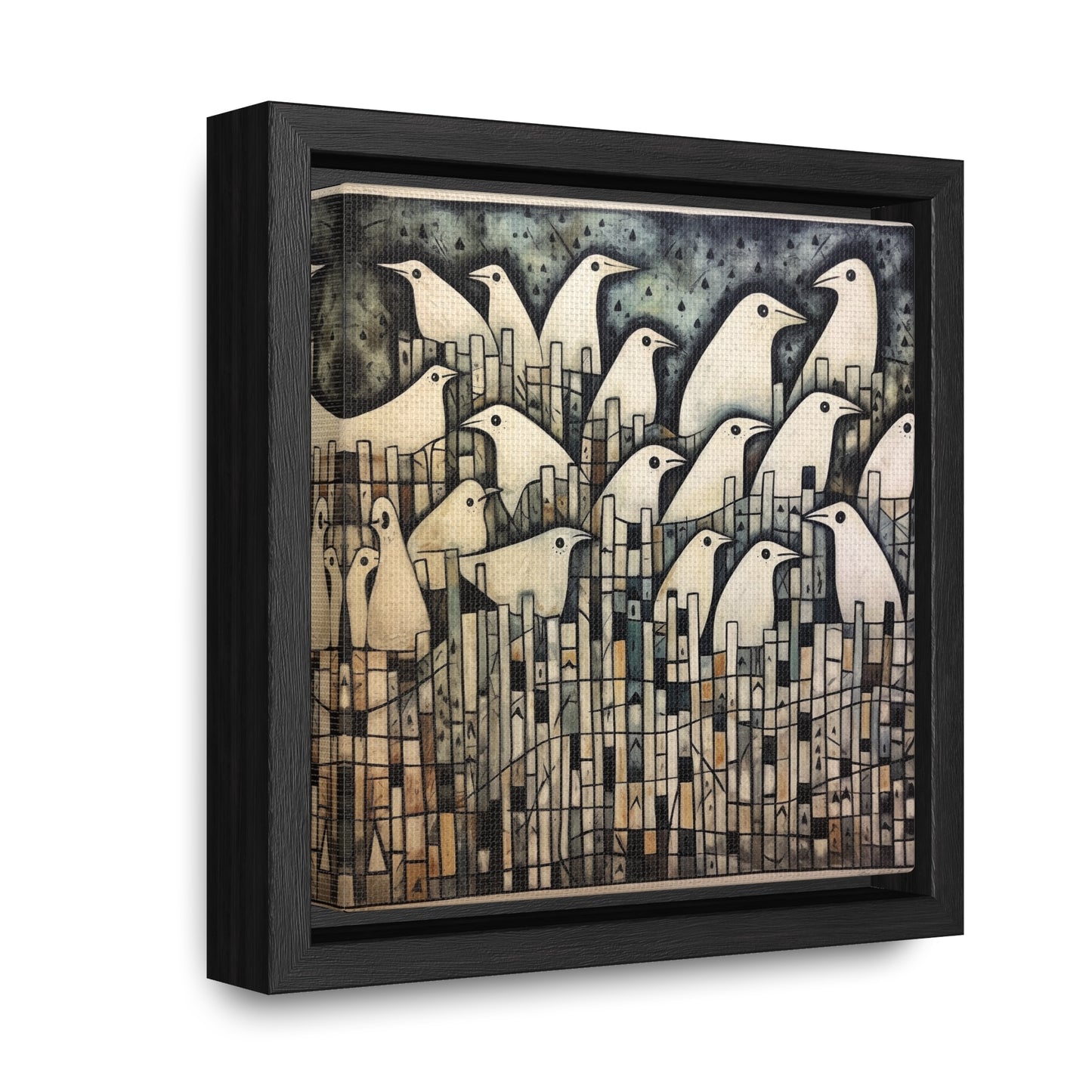 Bird 34, Gallery Canvas Wraps, Square Frame