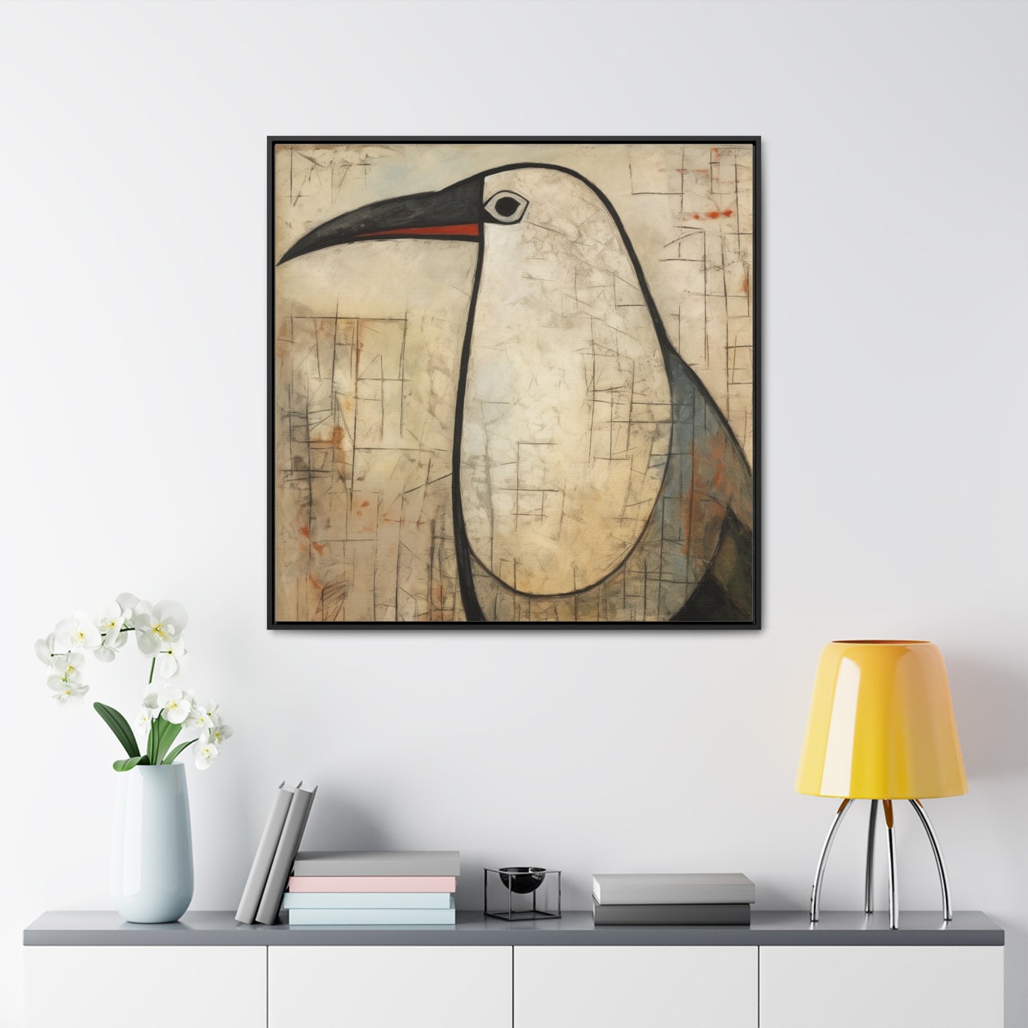 Bird 3, Gallery Canvas Wraps, Square Frame