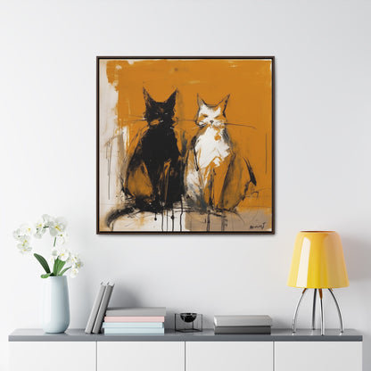 Cat 11, Gallery Canvas Wraps, Square Frame