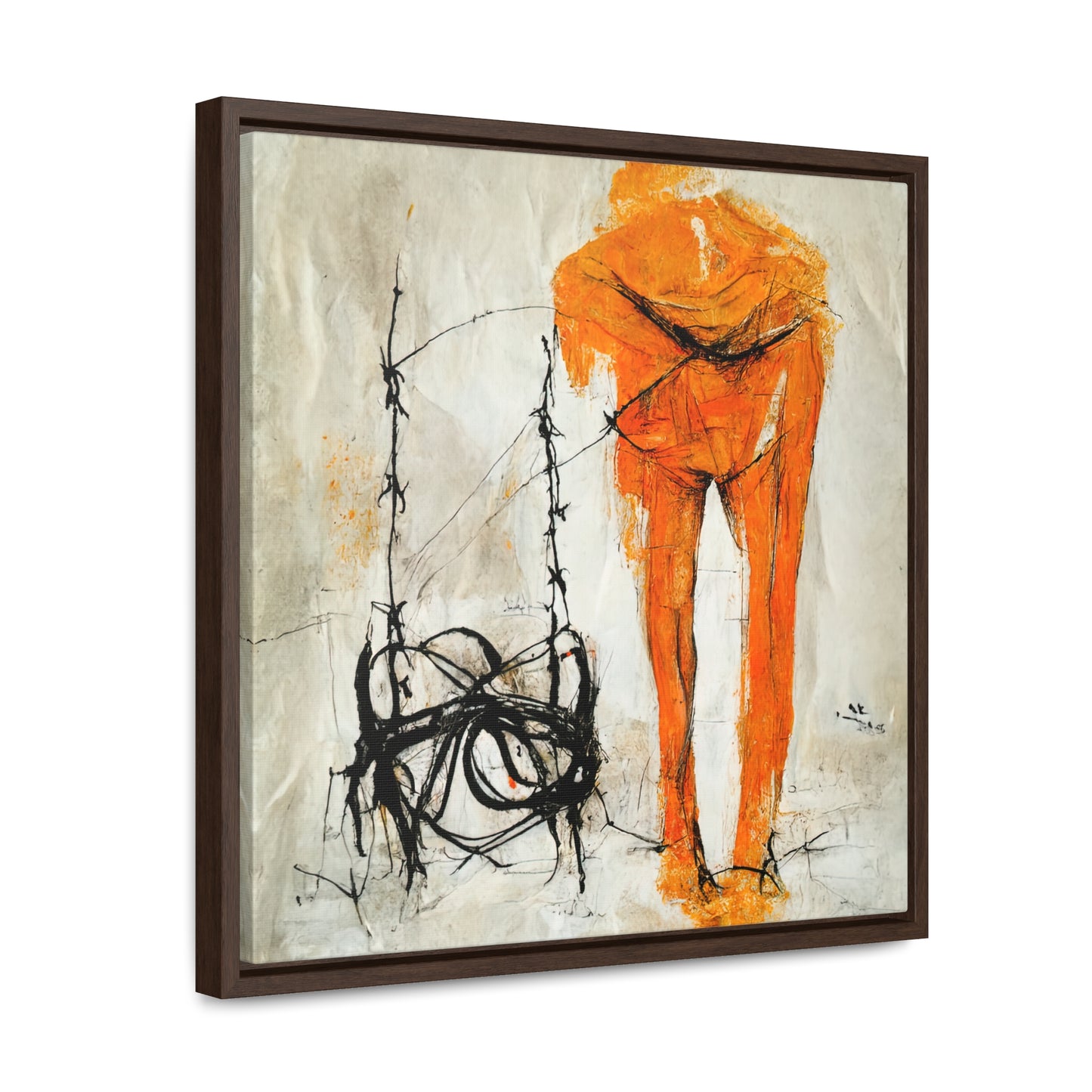 Feet and Drama 17, Valentinii, Gallery Canvas Wraps, Square Frame