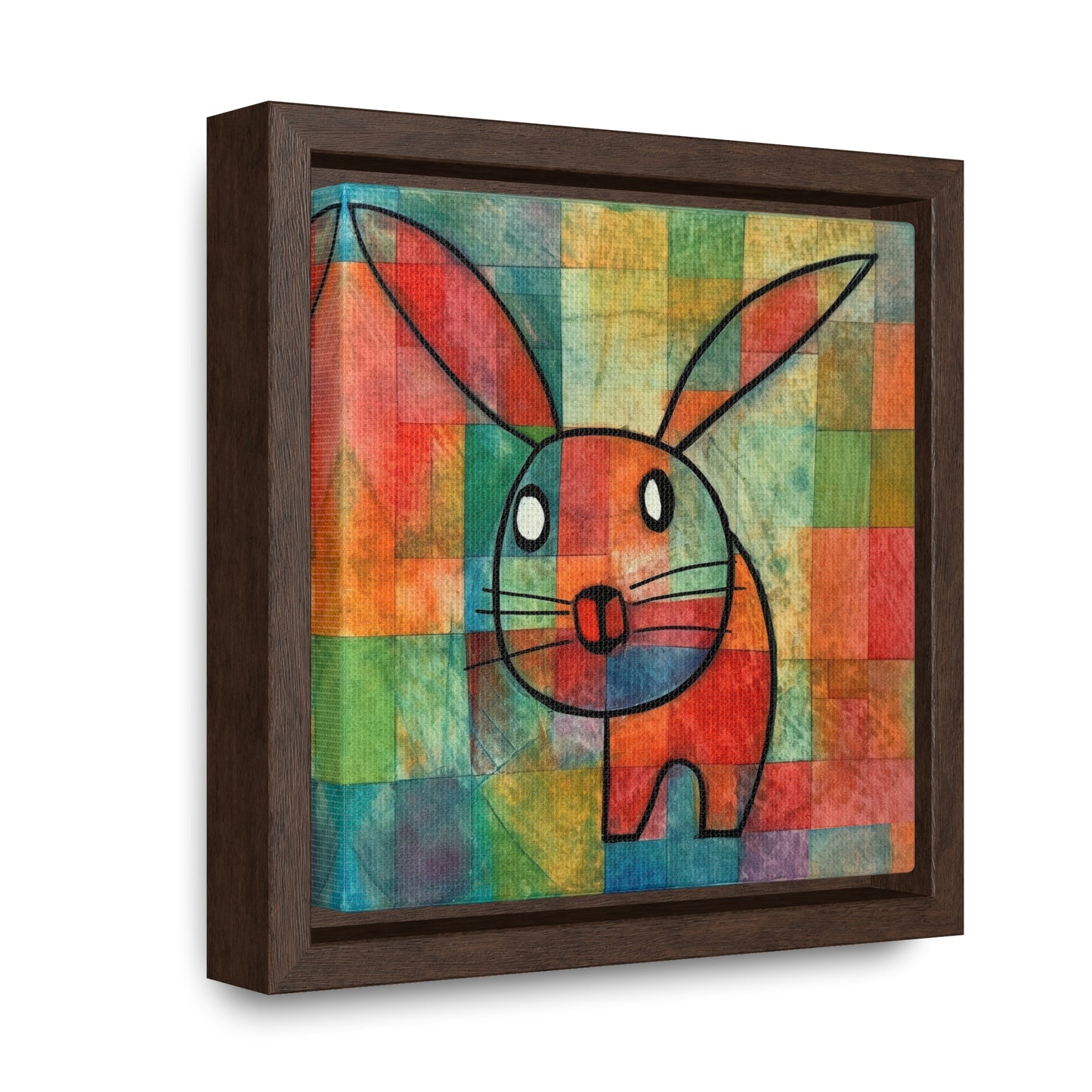 Rabbit 11, Gallery Canvas Wraps, Square Frame