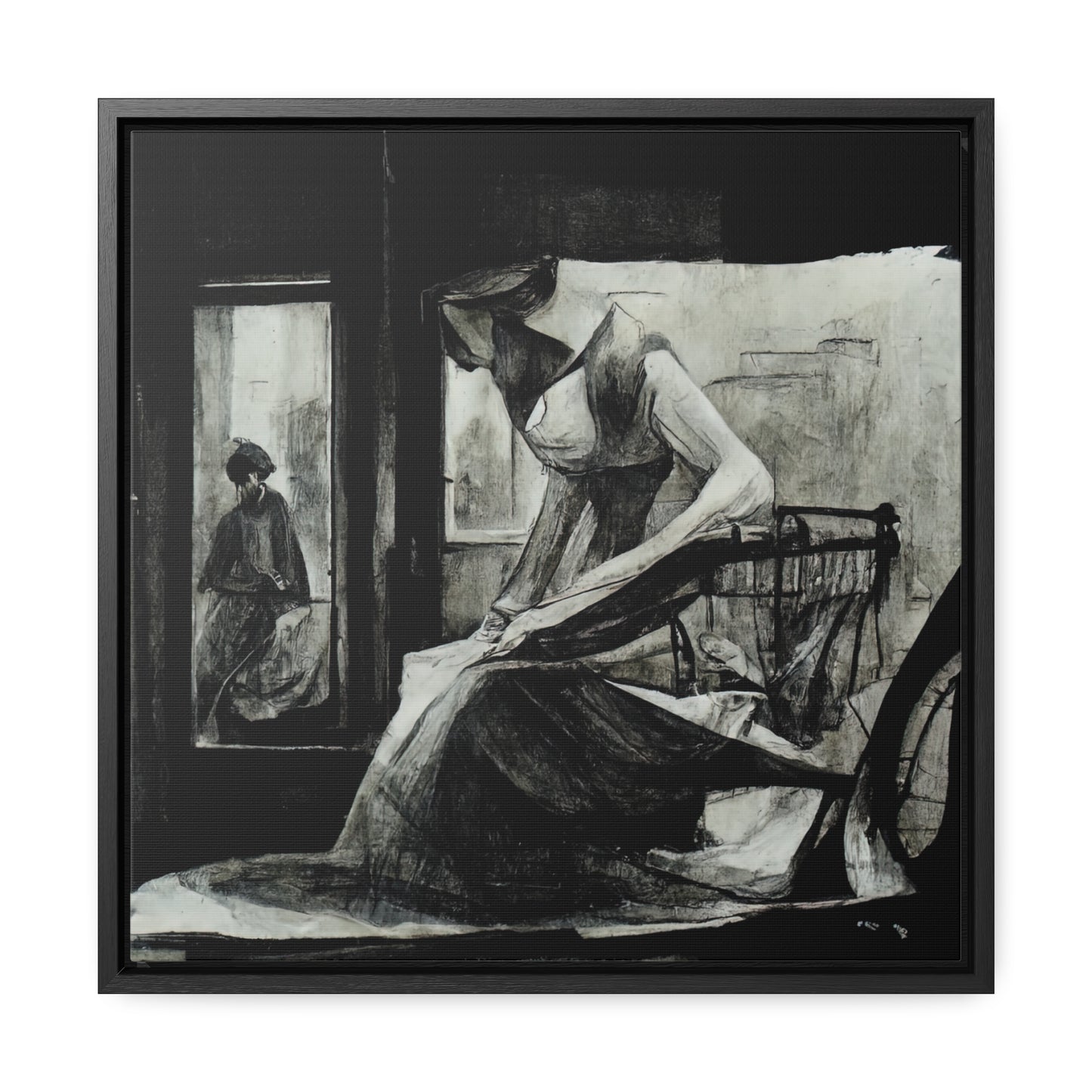 Domestic Memories 45, Valentinii, Gallery Canvas Wraps, Square Frame