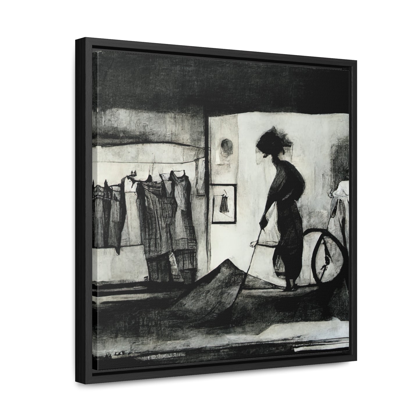 Domestic Memories 30, Valentinii, Gallery Canvas Wraps, Square Frame