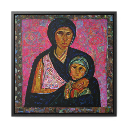 Mary and the Child 20, Valentinii, Gallery Canvas Wraps, Square Frame