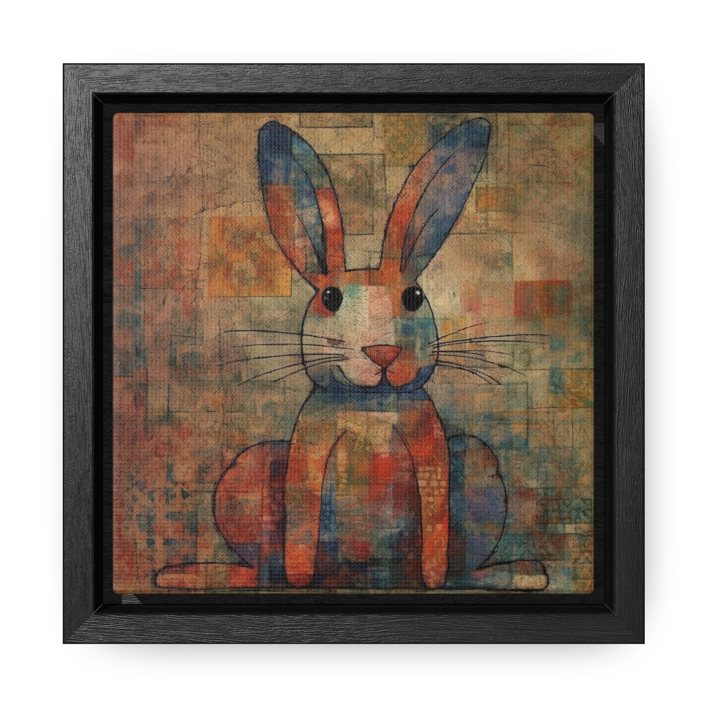 Rabbit 33, Gallery Canvas Wraps, Square Frame