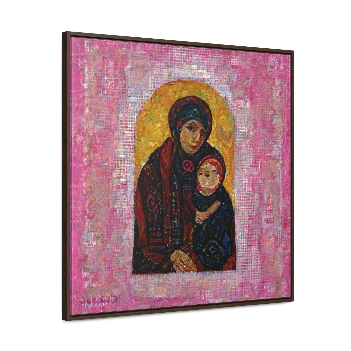 Mary and the Child 10, Valentinii, Gallery Canvas Wraps, Square Frame