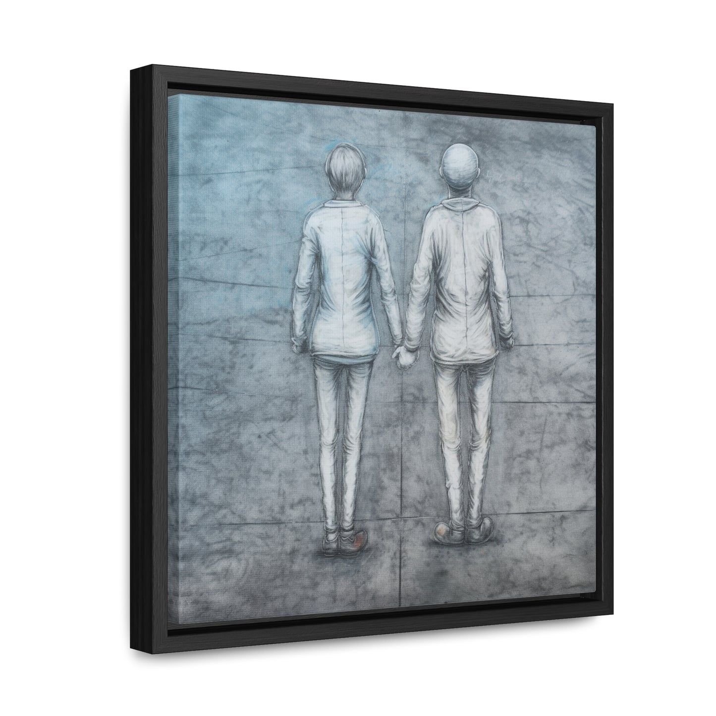 The Courage of Vulnerability, Valentinii, Gallery Canvas Wraps, Square Frame