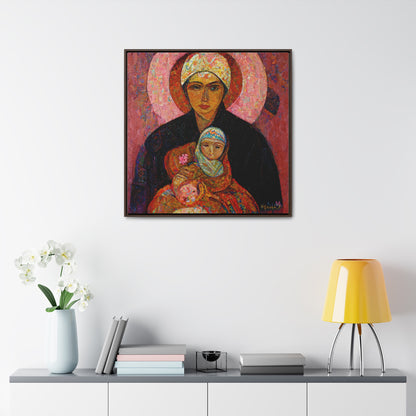 Mary and the Child 7, Valentinii, Gallery Canvas Wraps, Square Frame