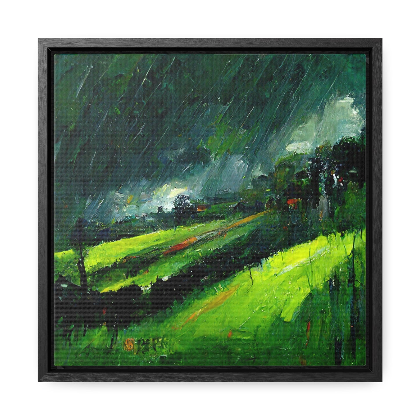 To the Rainy Land 2, Valentinii, Gallery Canvas Wraps, Square Frame