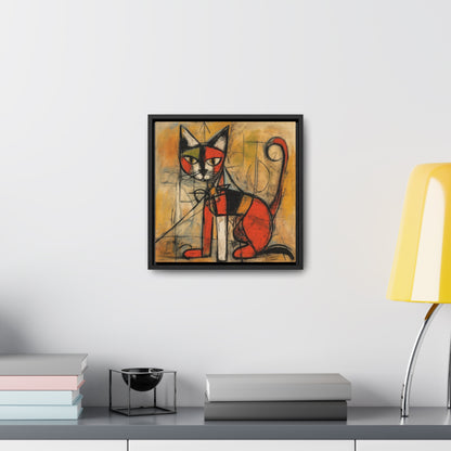 Cat 52, Gallery Canvas Wraps, Square Frame