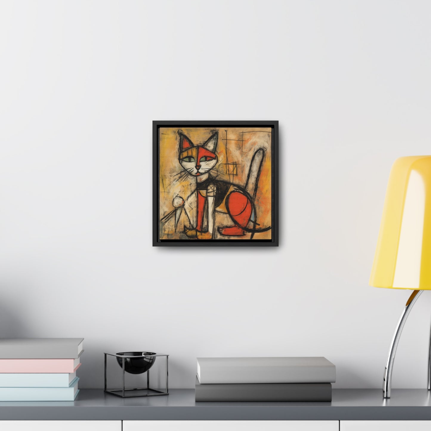 Cat 53, Gallery Canvas Wraps, Square Frame