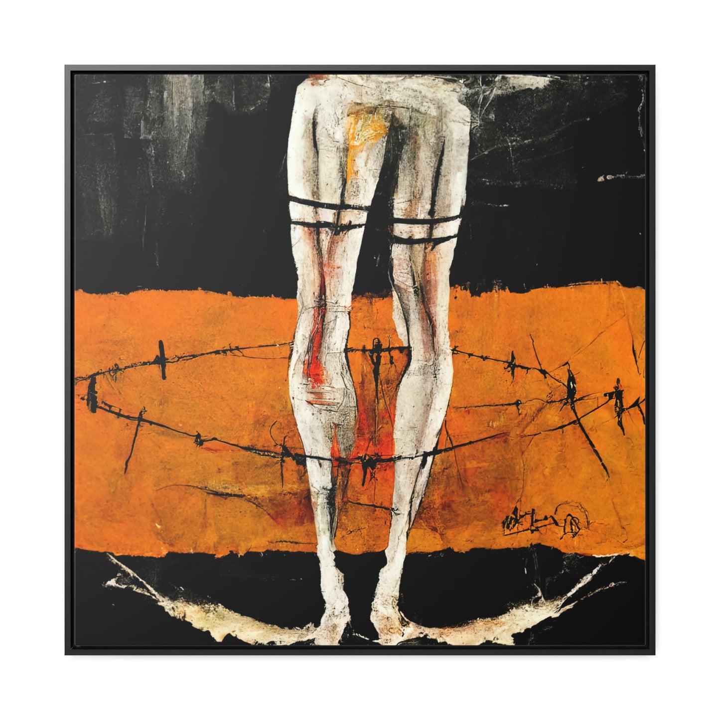 Feet and Drama 13, Valentinii, Gallery Canvas Wraps, Square Frame