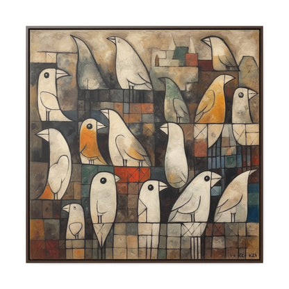 Bird 13, Gallery Canvas Wraps, Square Frame