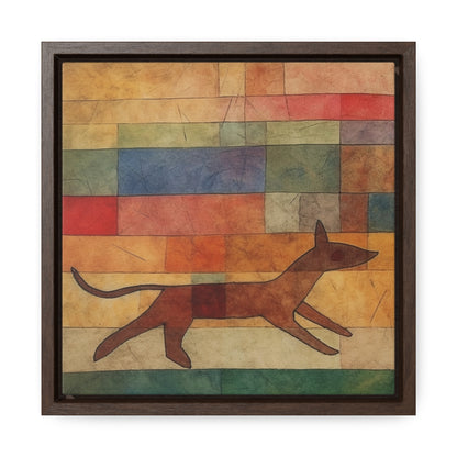 V Dog 10, Gallery Canvas Wraps, Square Frame