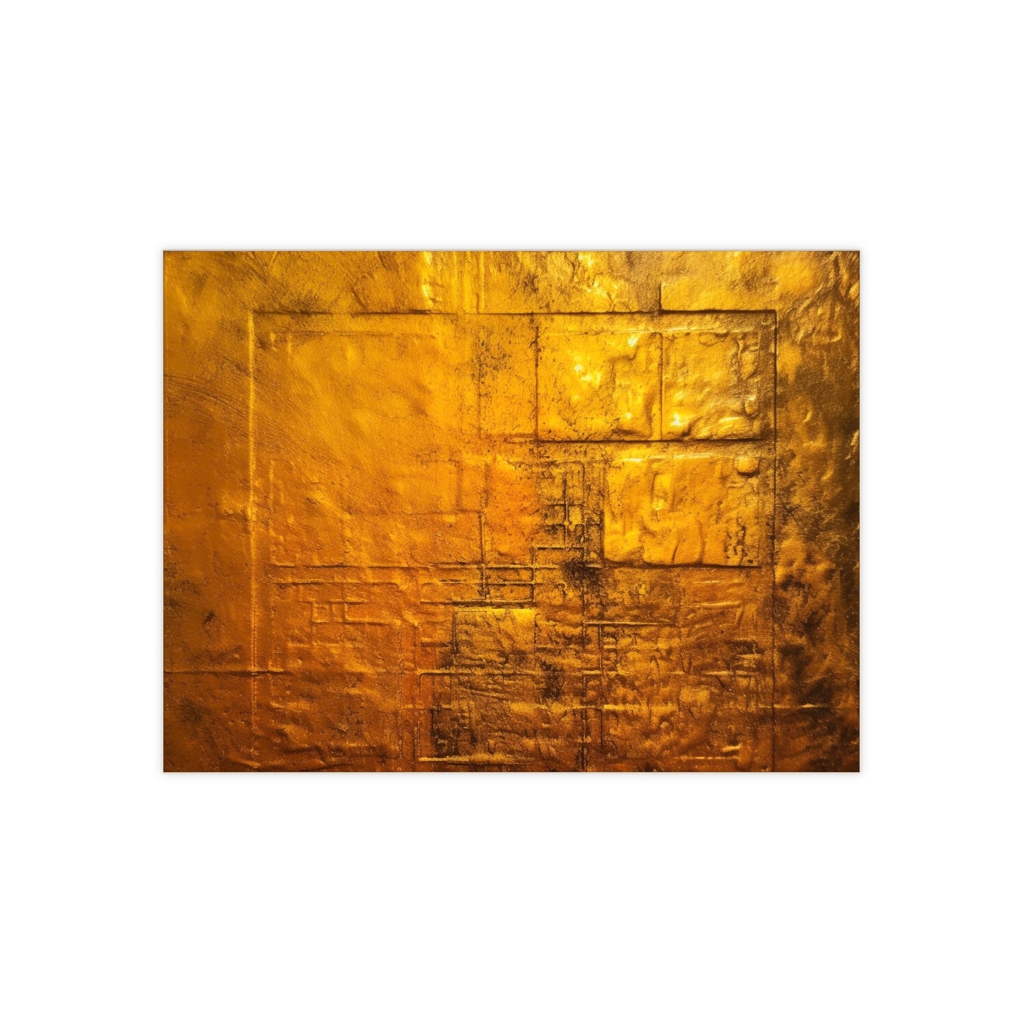 Gold 6, Ceramic Photo Tile