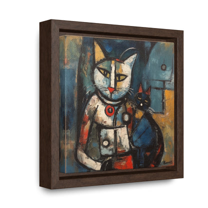 Cat 80, Gallery Canvas Wraps, Square Frame