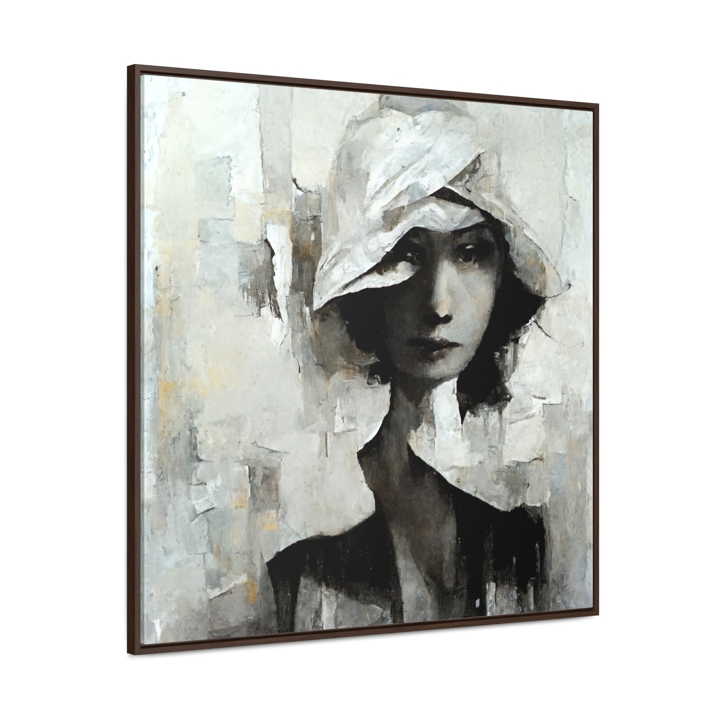 Forgotten face, Valentinii, Gallery Canvas Wraps, Square Frame