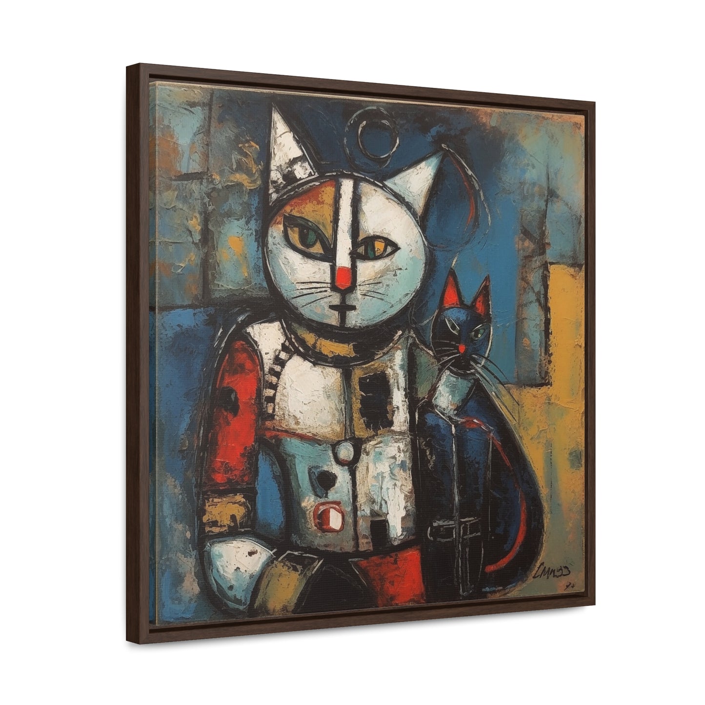 Cat 38, Gallery Canvas Wraps, Square Frame