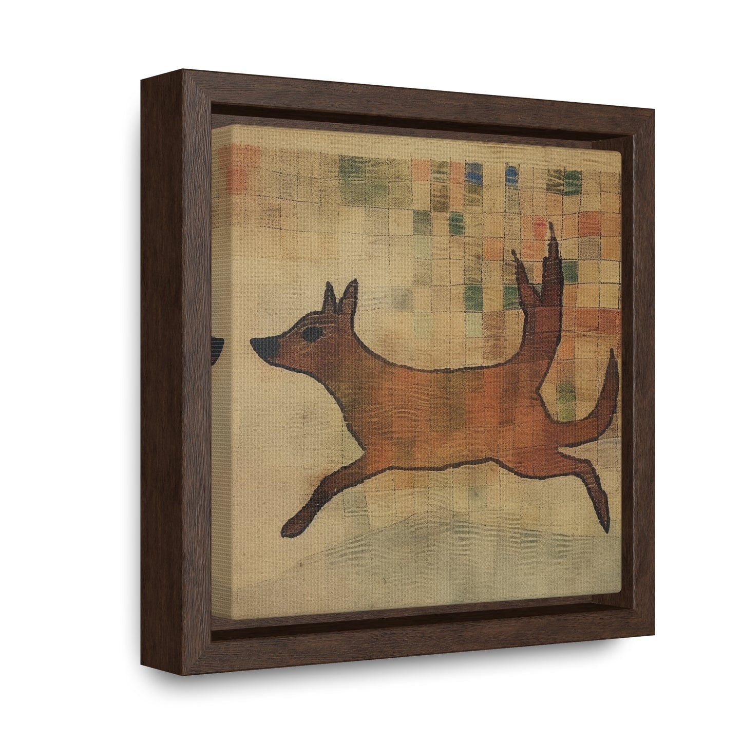 V Dog 5, Gallery Canvas Wraps, Square Frame