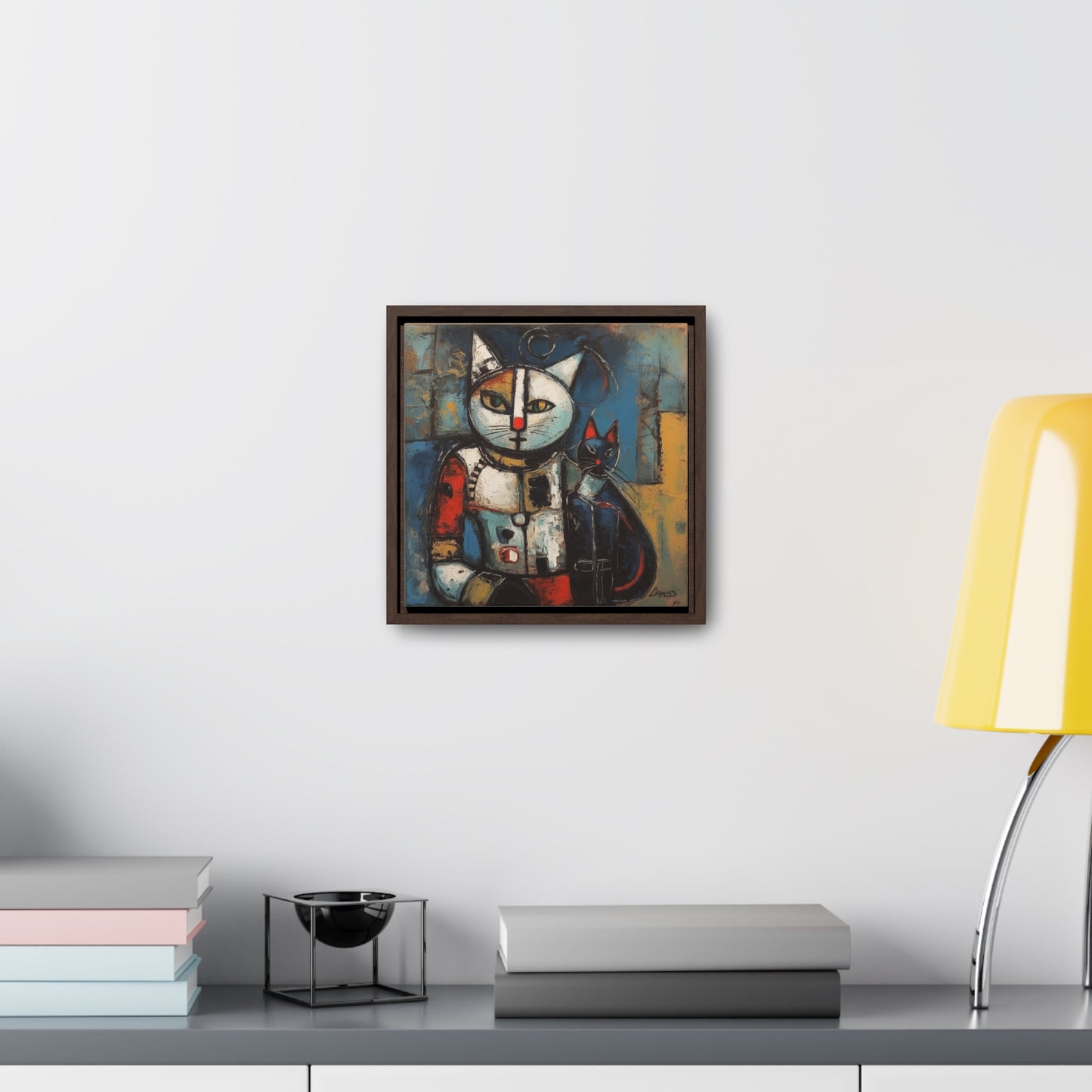 Cat 38, Gallery Canvas Wraps, Square Frame