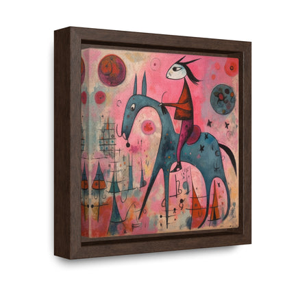The Dreams of the Child 53, Gallery Canvas Wraps, Square Frame