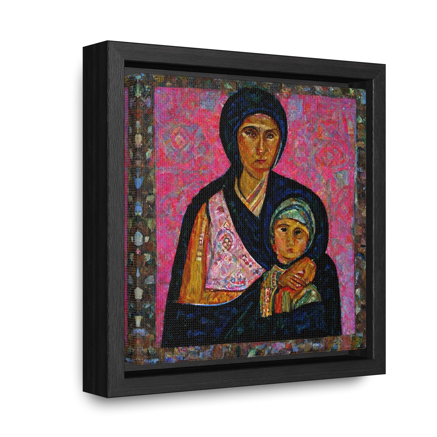 Mary and the Child 20, Valentinii, Gallery Canvas Wraps, Square Frame