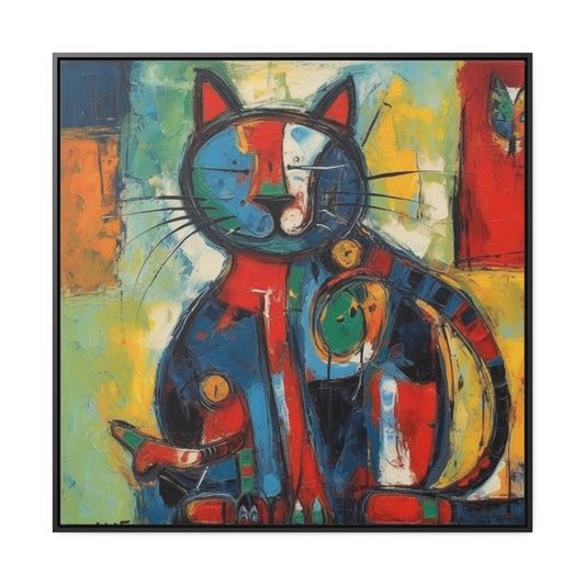 Cat 67, Gallery Canvas Wraps, Square Frame