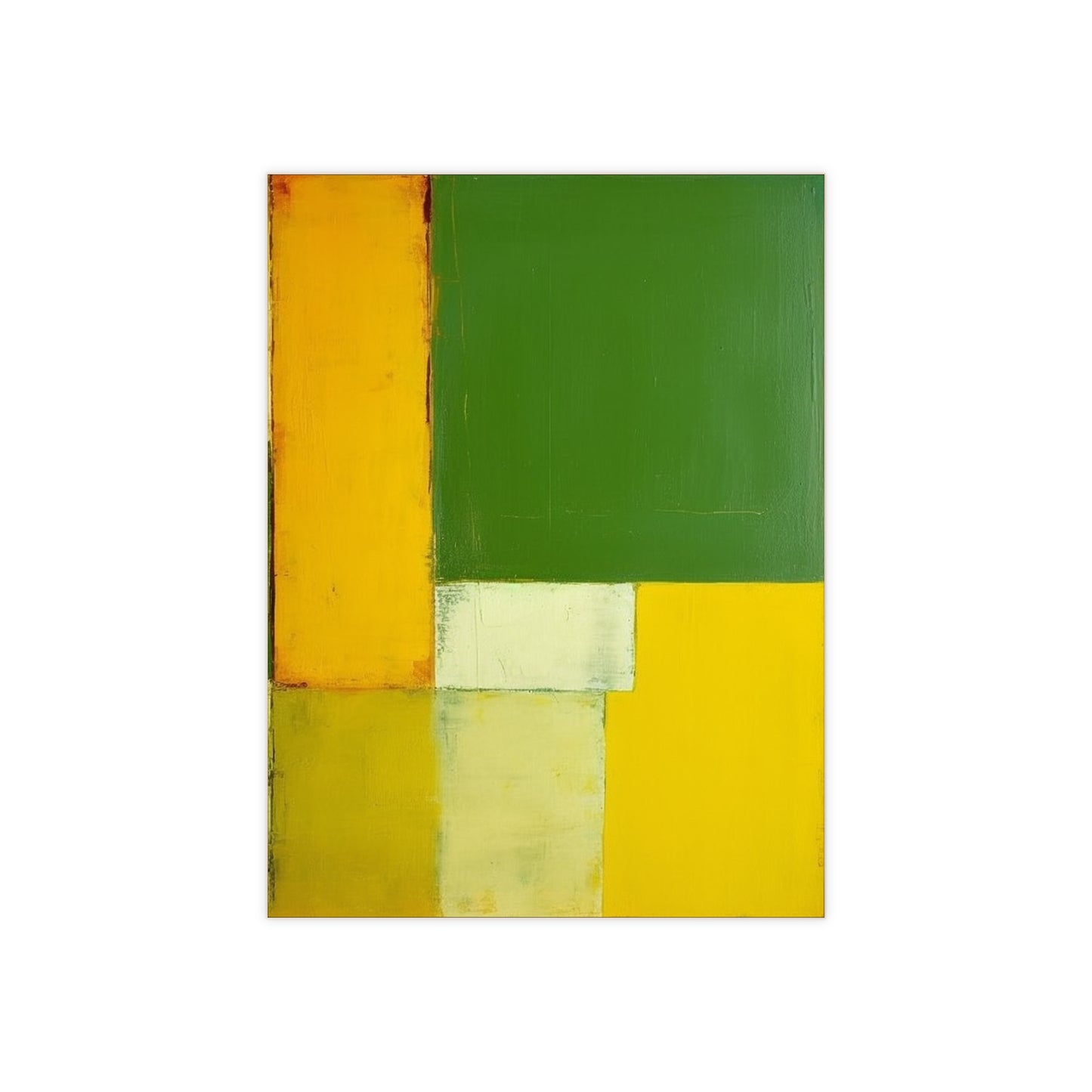 Yellow 13 , Ceramic Photo Tile