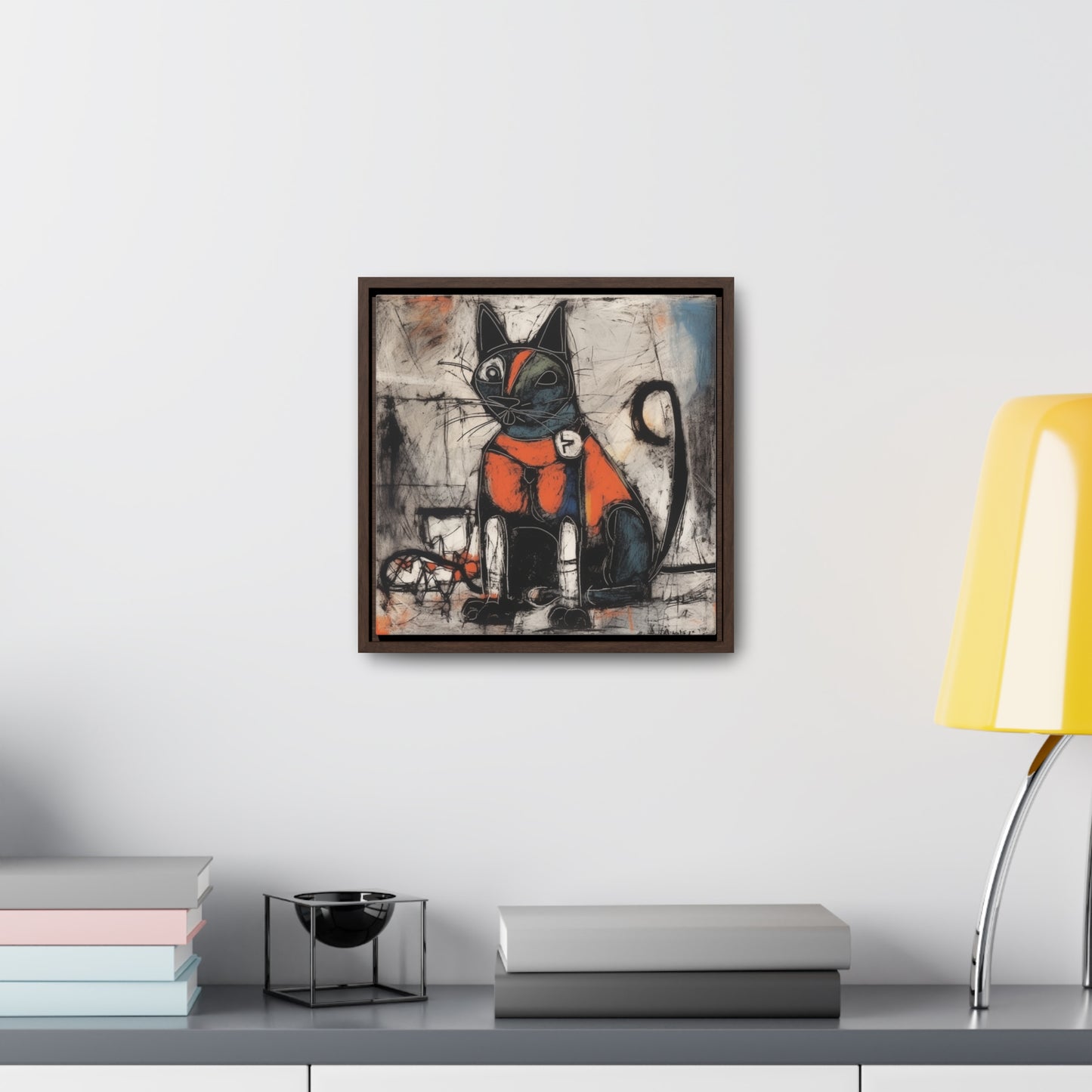 Cat 48, Gallery Canvas Wraps, Square Frame