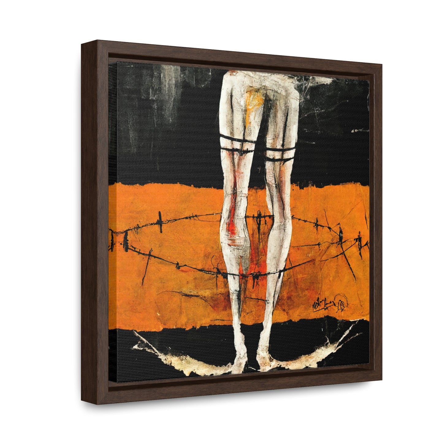 Feet and Drama 13, Valentinii, Gallery Canvas Wraps, Square Frame