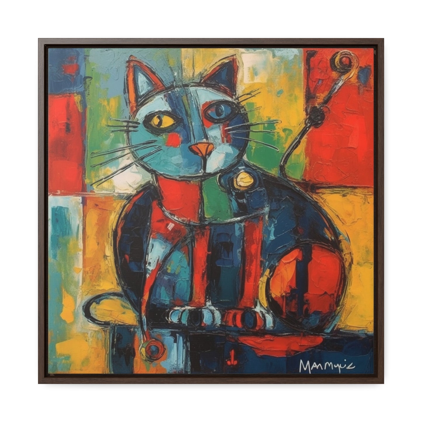 Cat 65, Gallery Canvas Wraps, Square Frame