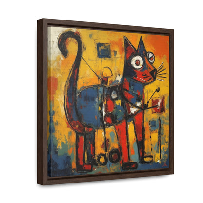 Cat 95, Gallery Canvas Wraps, Square Frame