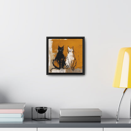 Cat 17, Gallery Canvas Wraps, Square Frame