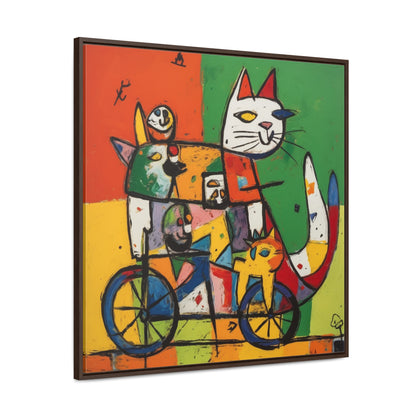 Cat 154, Gallery Canvas Wraps, Square Frame