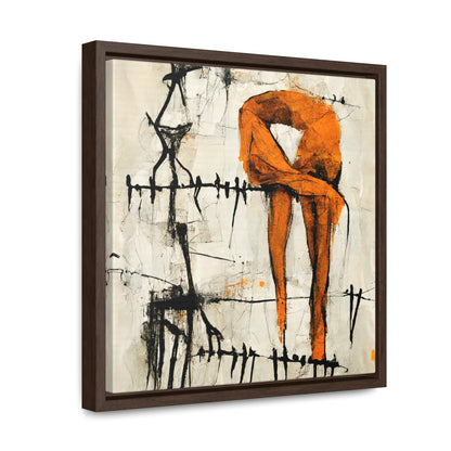 Feet and Drama, Valentinii, Gallery Canvas Wraps, Square Frame