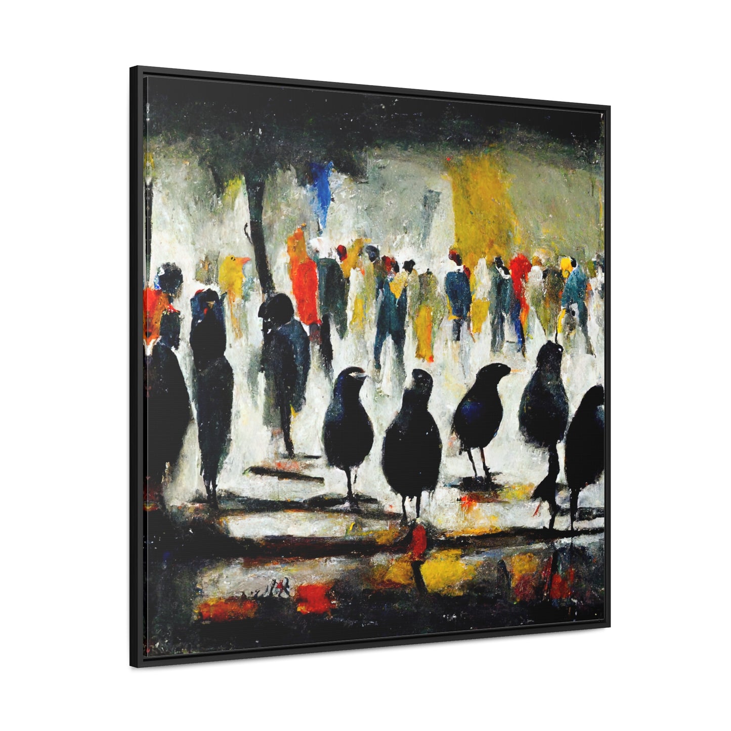 Social Seeds 6, Valentinii, Gallery Canvas Wraps, Square Frame